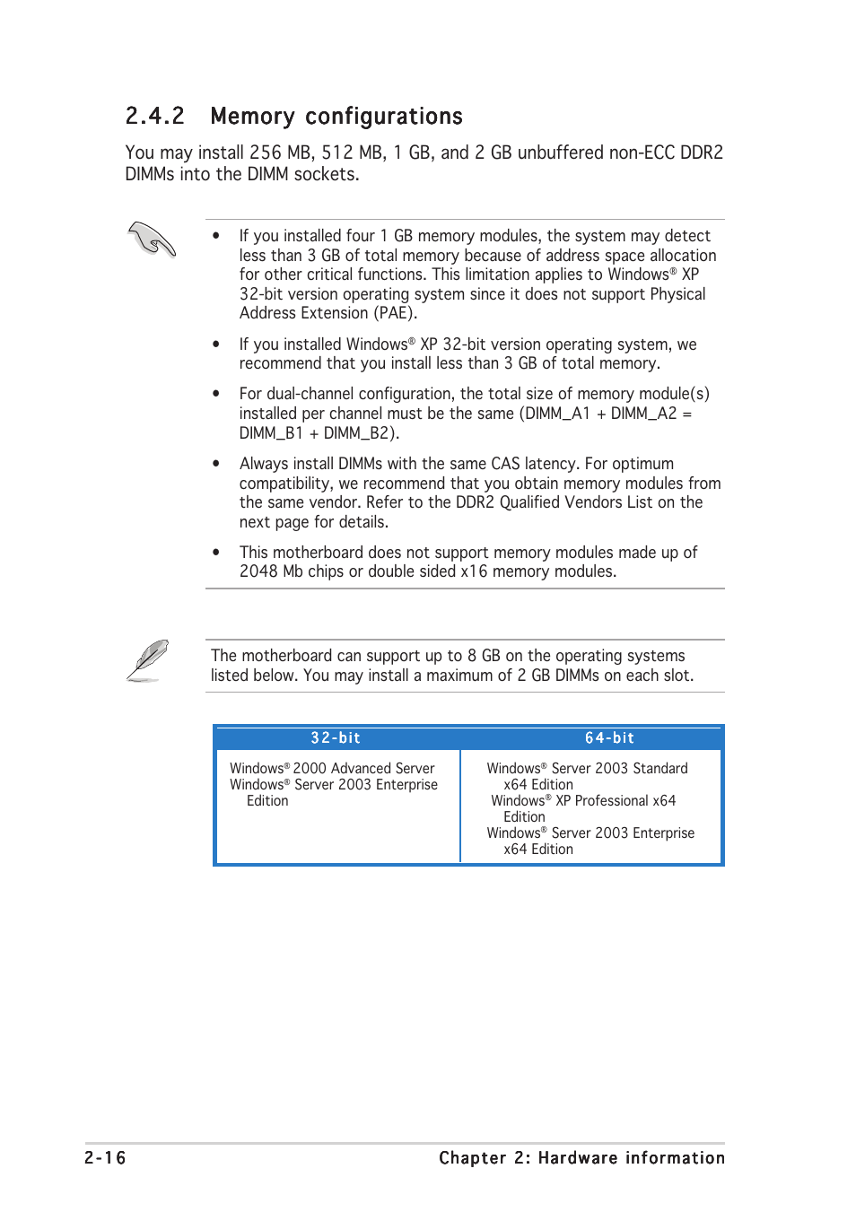 Asus P5N32-SLI SE Deluxe User Manual | Page 42 / 174