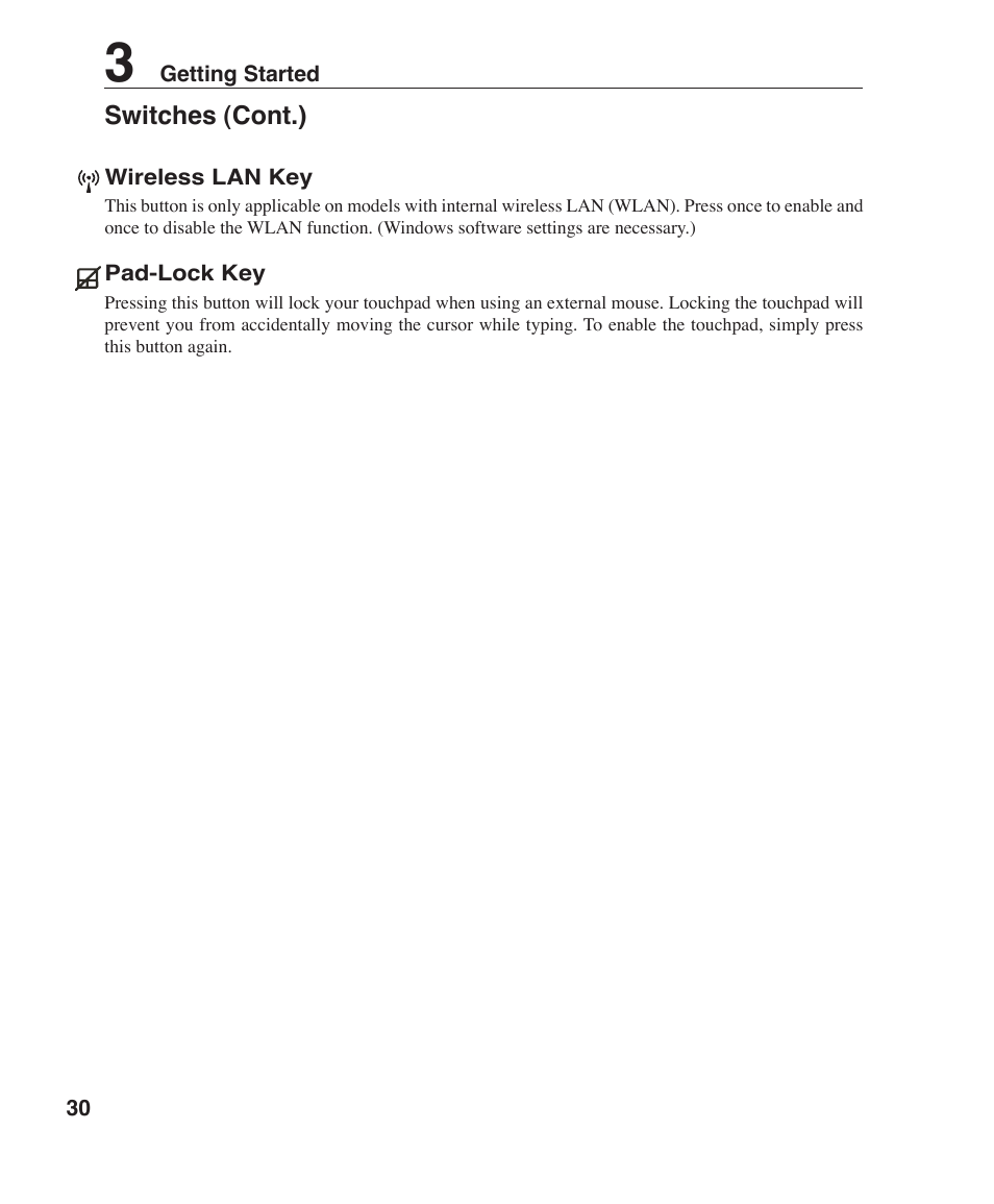 Asus W3Z User Manual | Page 30 / 71