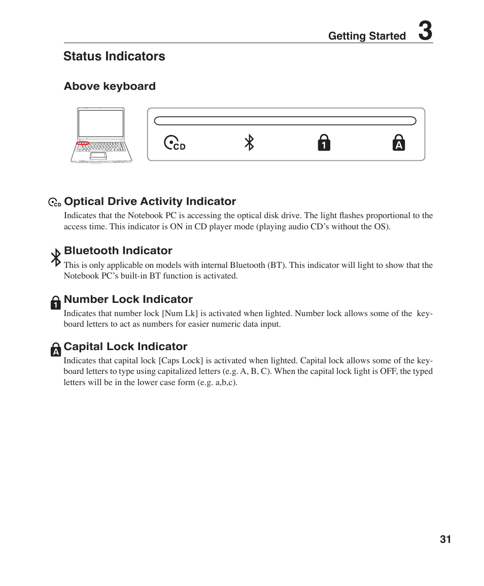 Asus W3Z User Manual | Page 31 / 71