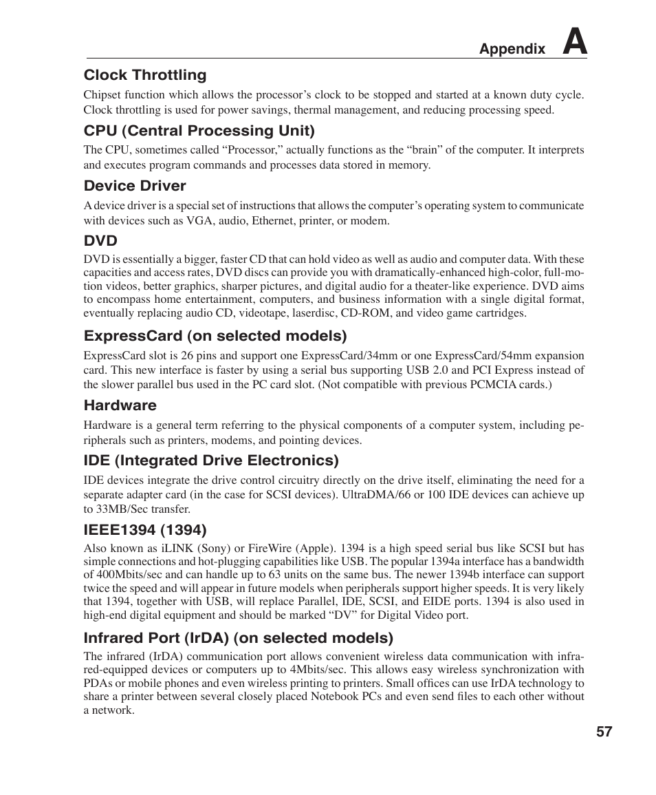 Asus W3Z User Manual | Page 57 / 71