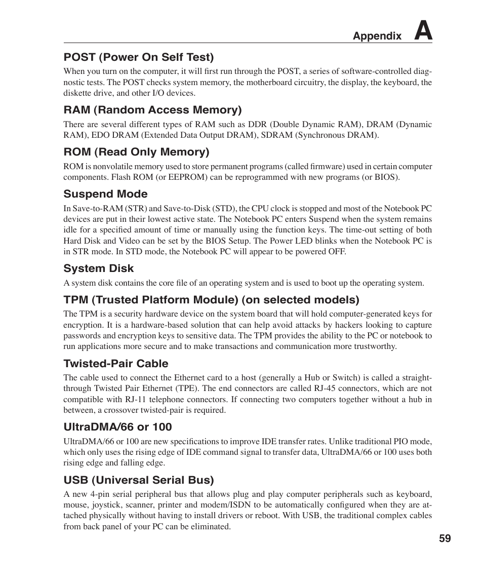 Asus W3Z User Manual | Page 59 / 71