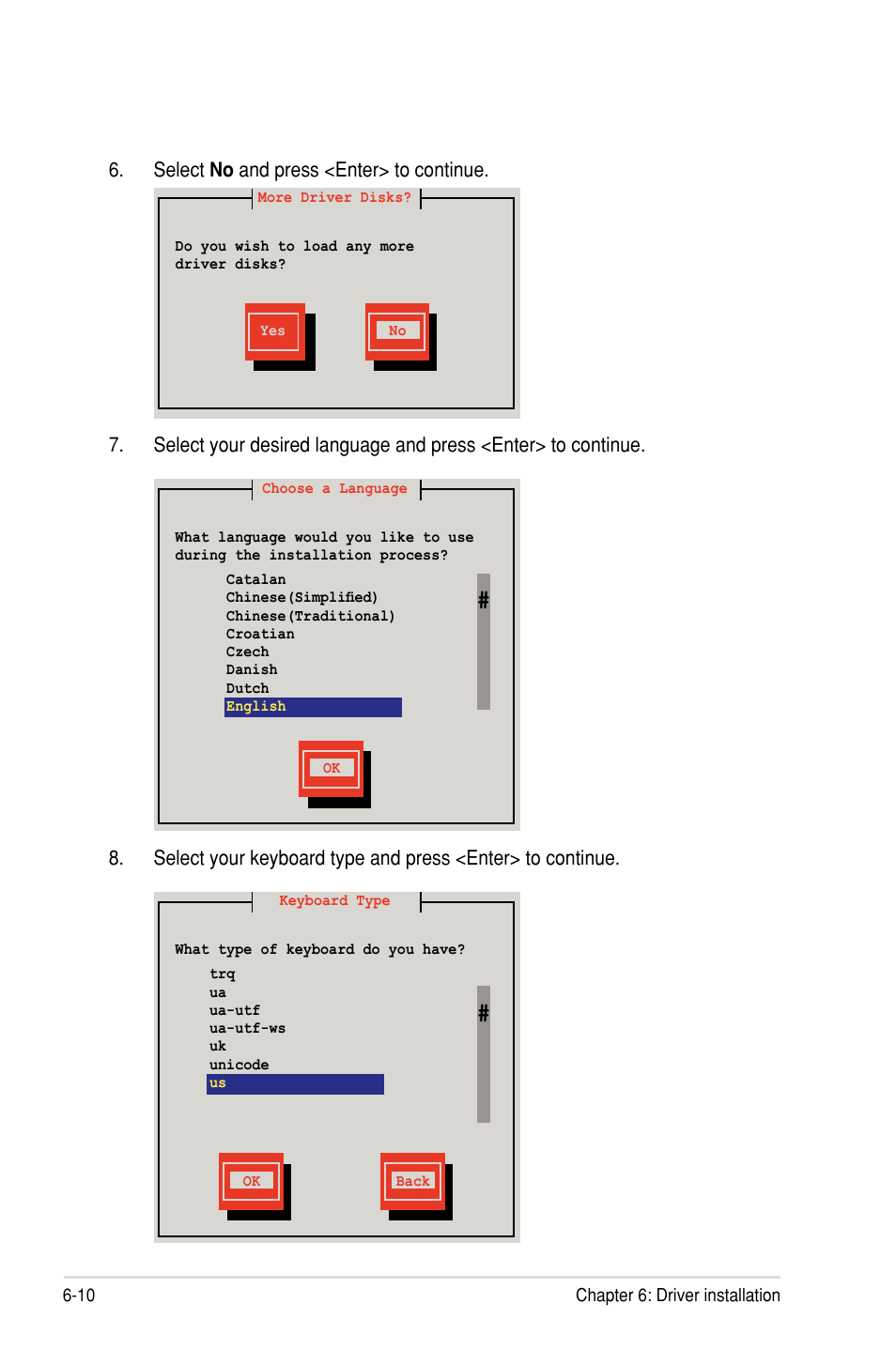 Select no and press <enter> to continue | Asus Z8PH-D12/IFB User Manual | Page 138 / 170