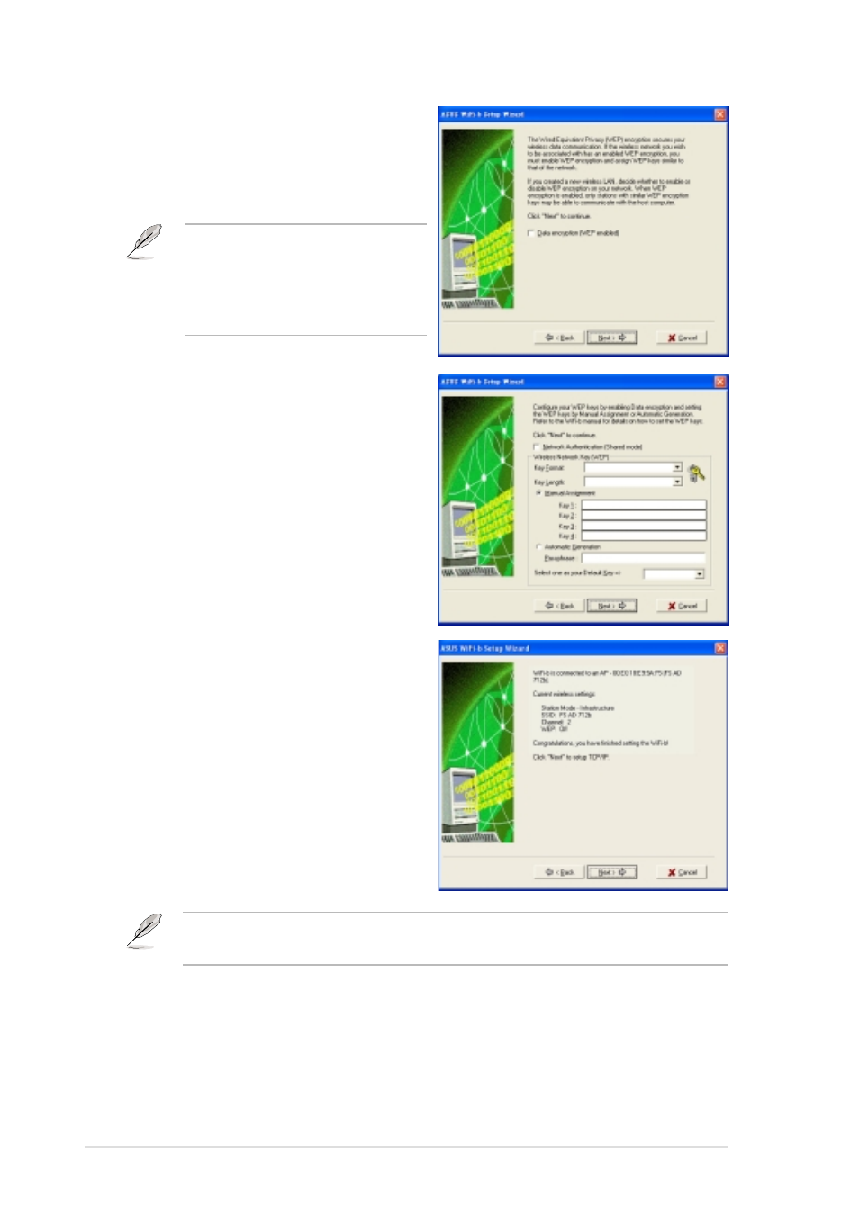 Asus WiFi-b User Manual | Page 22 / 60