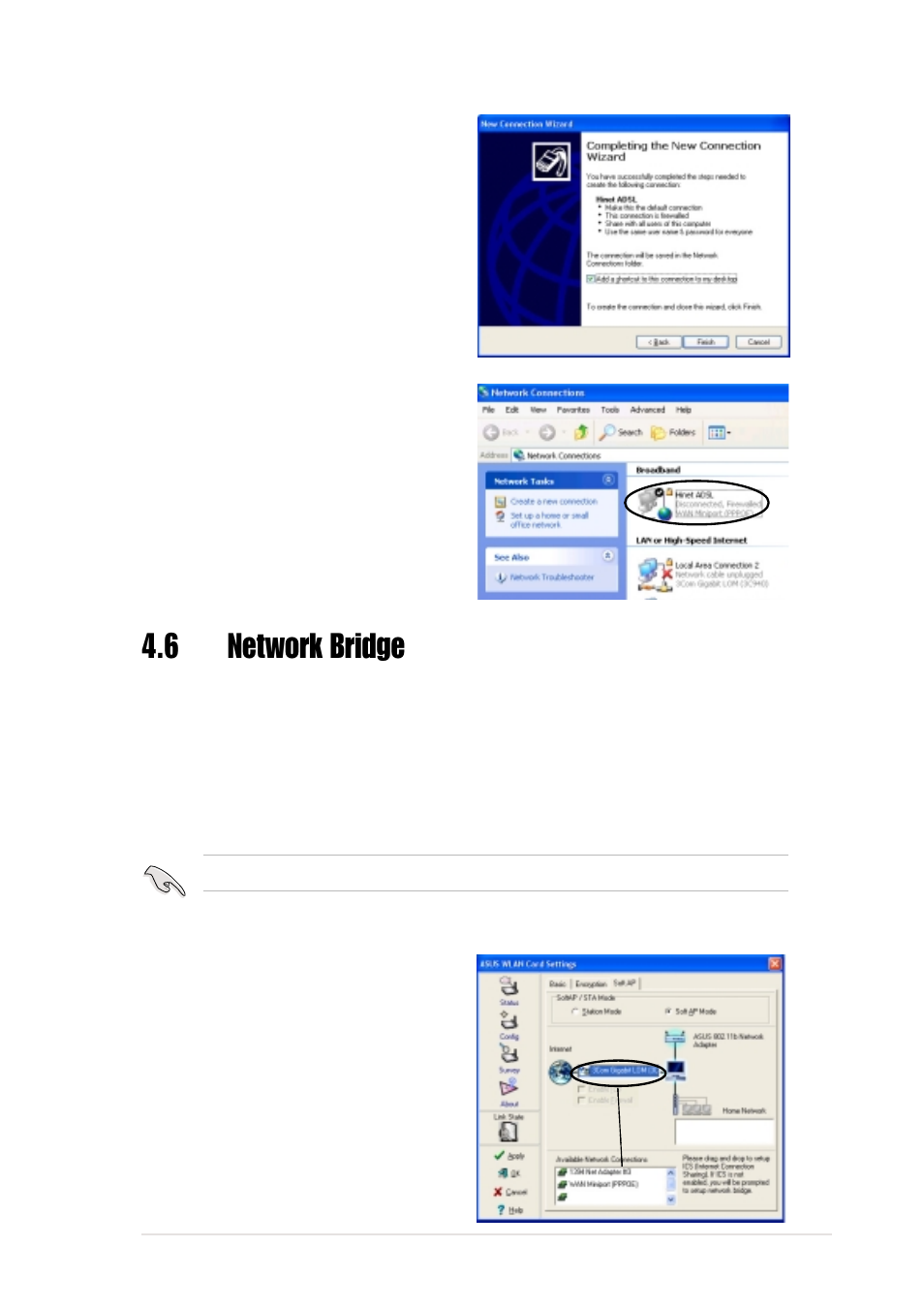 6 network bridge | Asus WiFi-b User Manual | Page 53 / 60