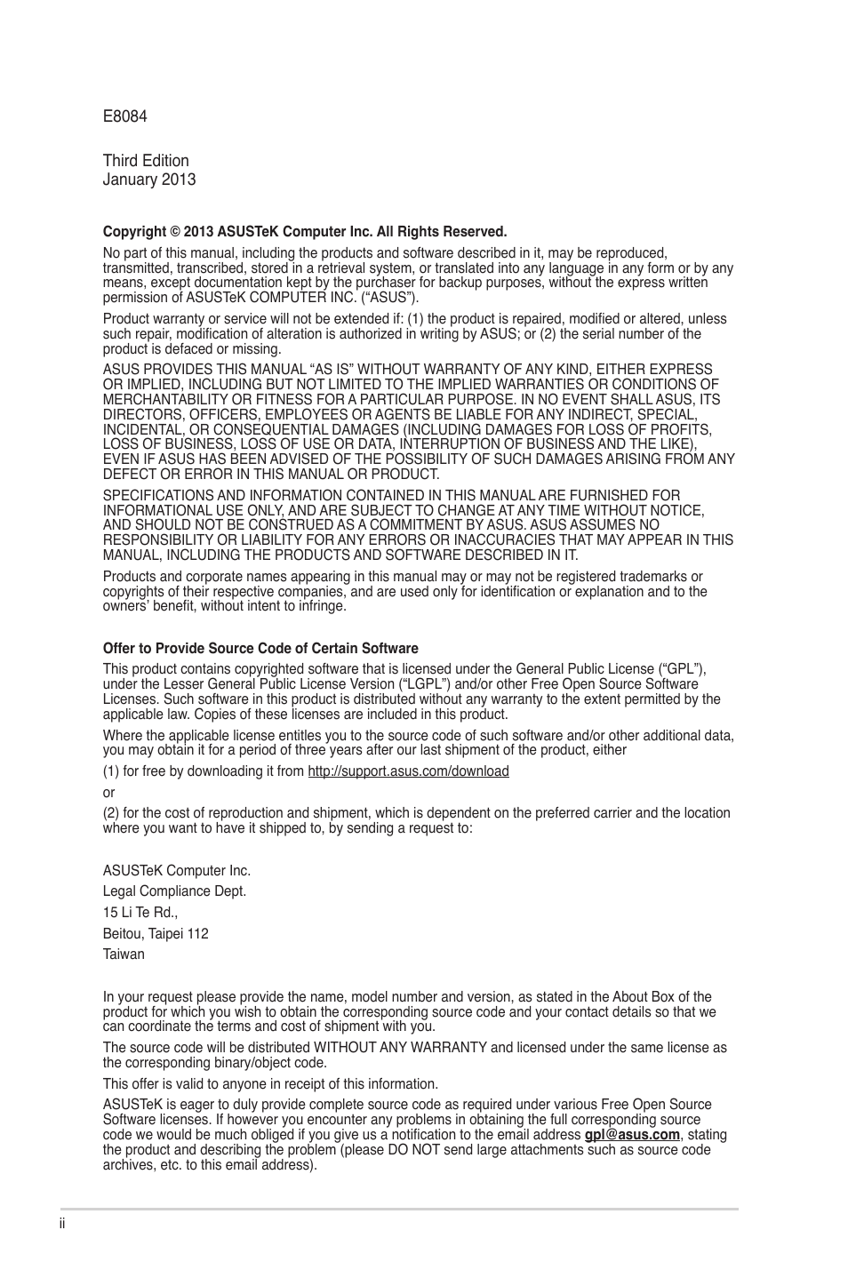 Asus P8H77-V User Manual | Page 2 / 90
