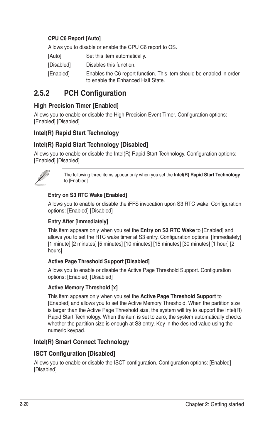 2 pch configuration, Pch configuration -20 | Asus P8H77-V User Manual | Page 74 / 90