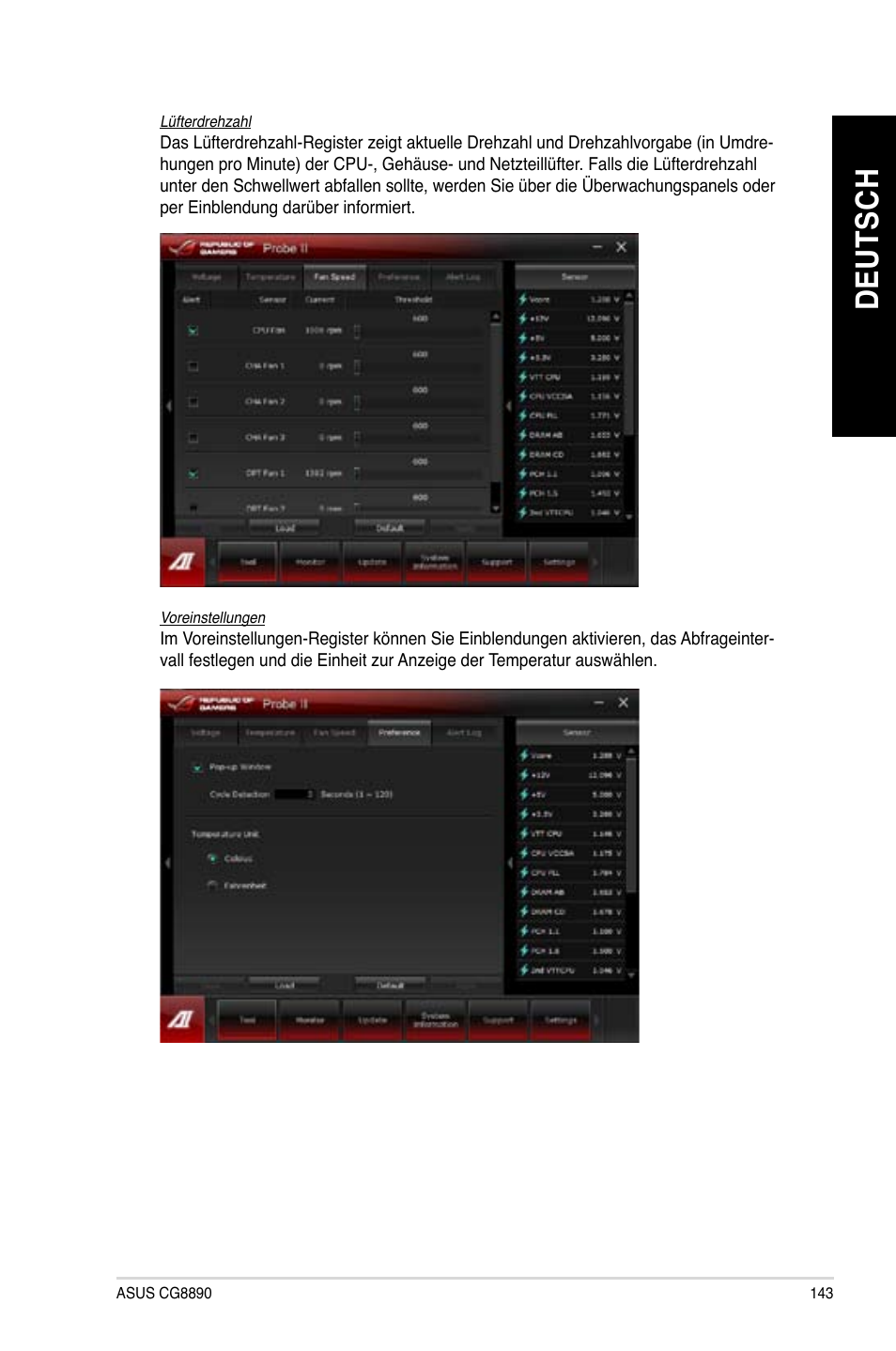 De ut sc h de ut sc h | Asus CG8890 User Manual | Page 145 / 632