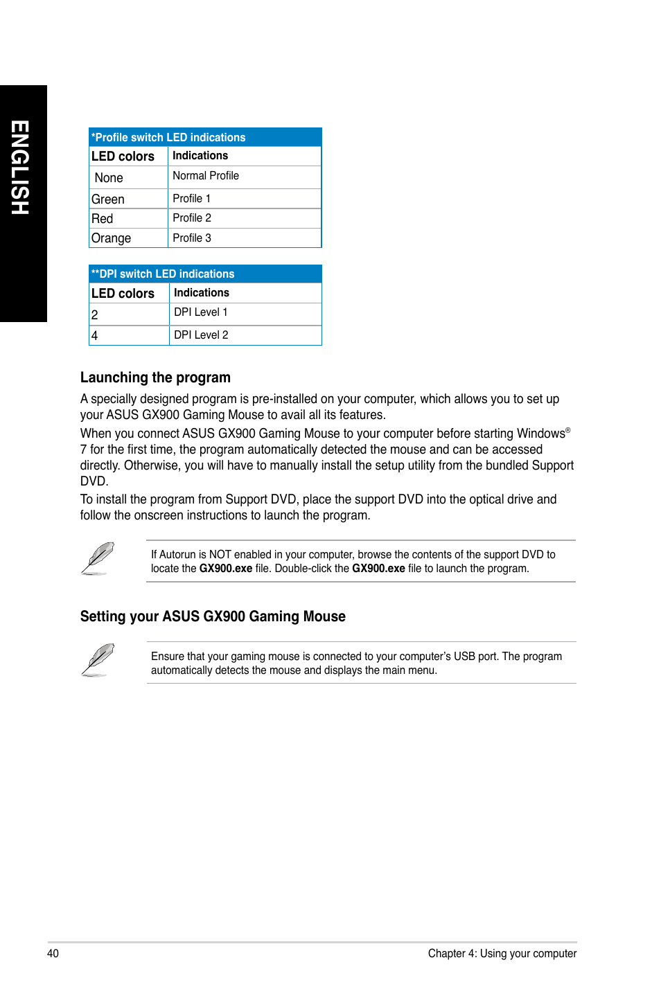 En gl is h en gl is h en gl is h en gl is h | Asus CG8890 User Manual | Page 42 / 632