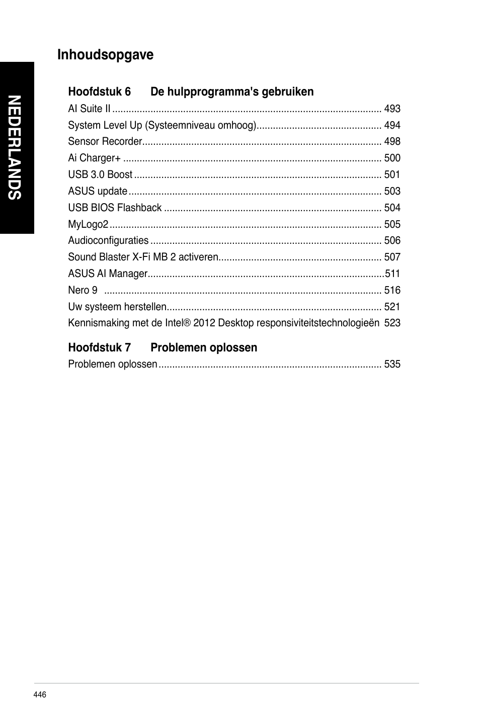 Nederlands | Asus CG8890 User Manual | Page 448 / 632