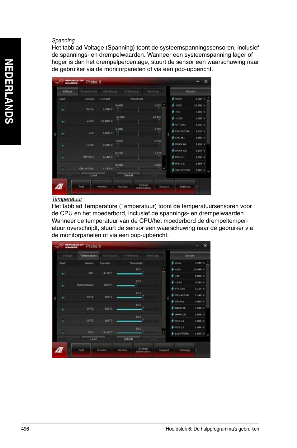 Nederlands | Asus CG8890 User Manual | Page 498 / 632