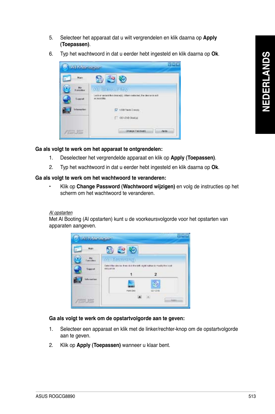 Nederlands | Asus CG8890 User Manual | Page 515 / 632