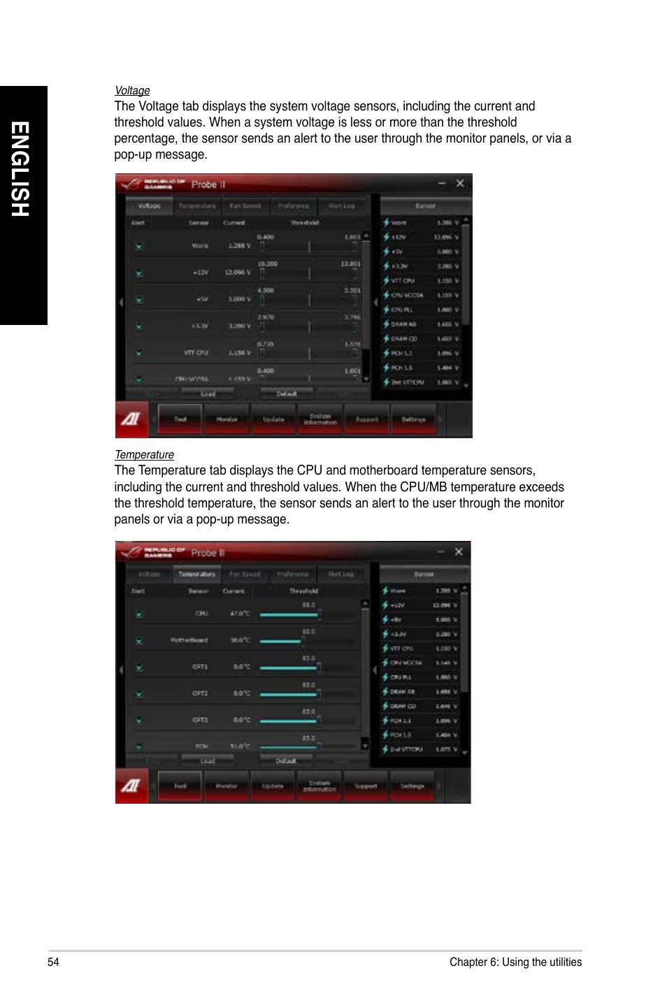 En gl is h en gl is h en gl is h en gl is h | Asus CG8890 User Manual | Page 56 / 632