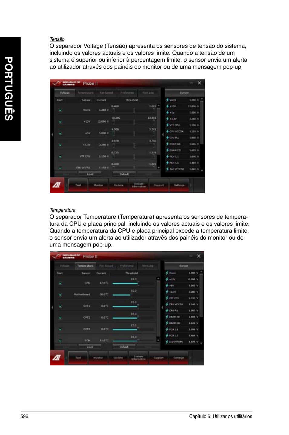 Português | Asus CG8890 User Manual | Page 598 / 632