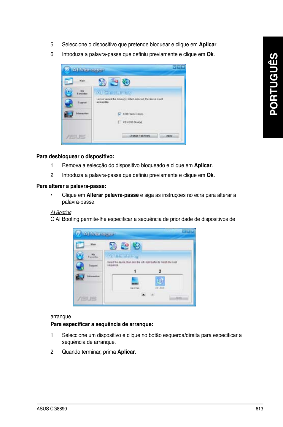 Português | Asus CG8890 User Manual | Page 615 / 632