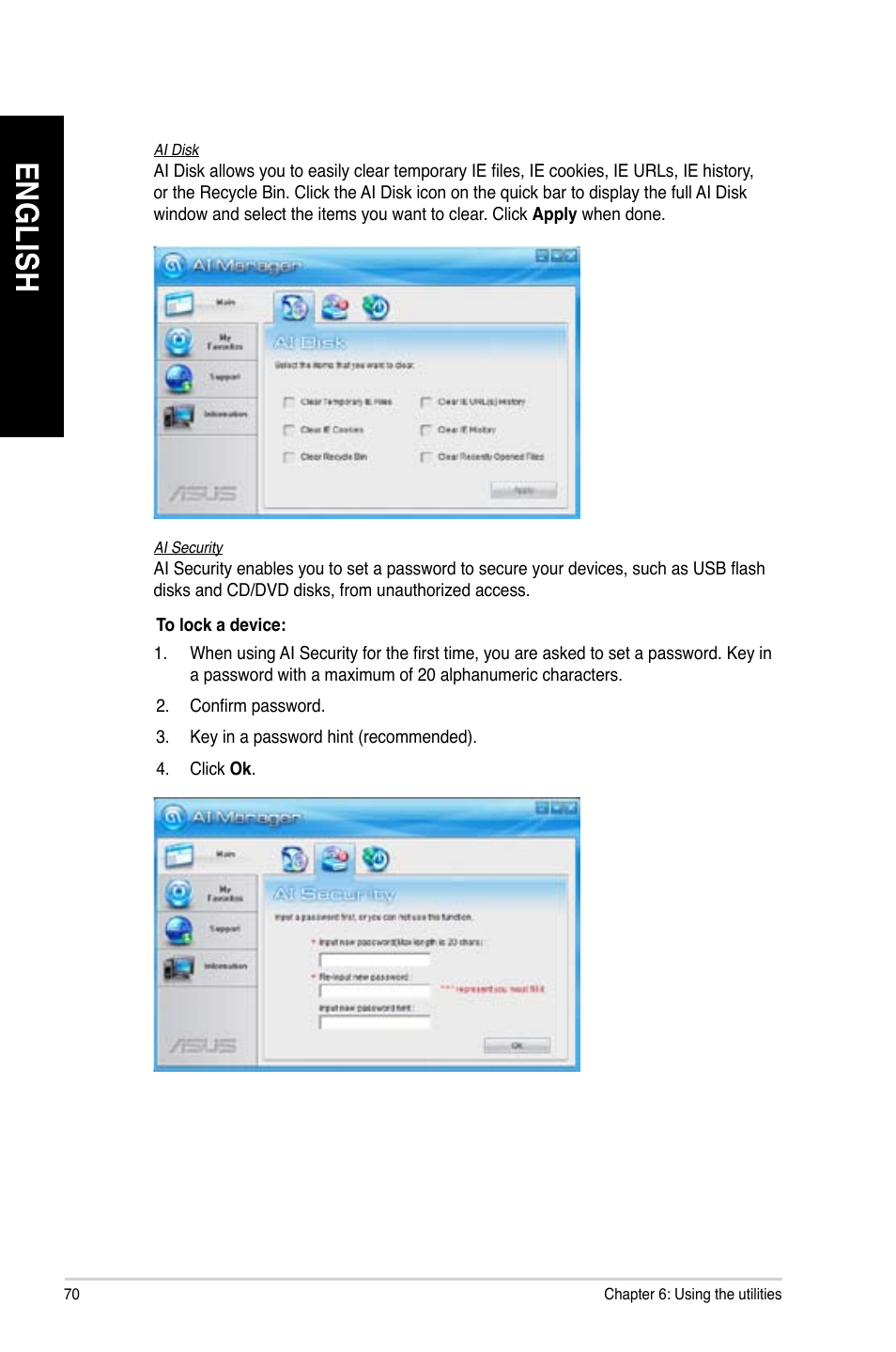 En gl is h en gl is h en gl is h en gl is h | Asus CG8890 User Manual | Page 72 / 632