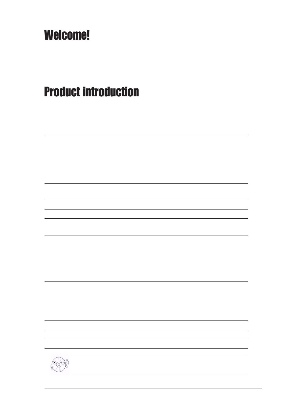 Welcome, Product introduction, Specifications | Asus DRW-0804P-D User Manual | Page 9 / 26