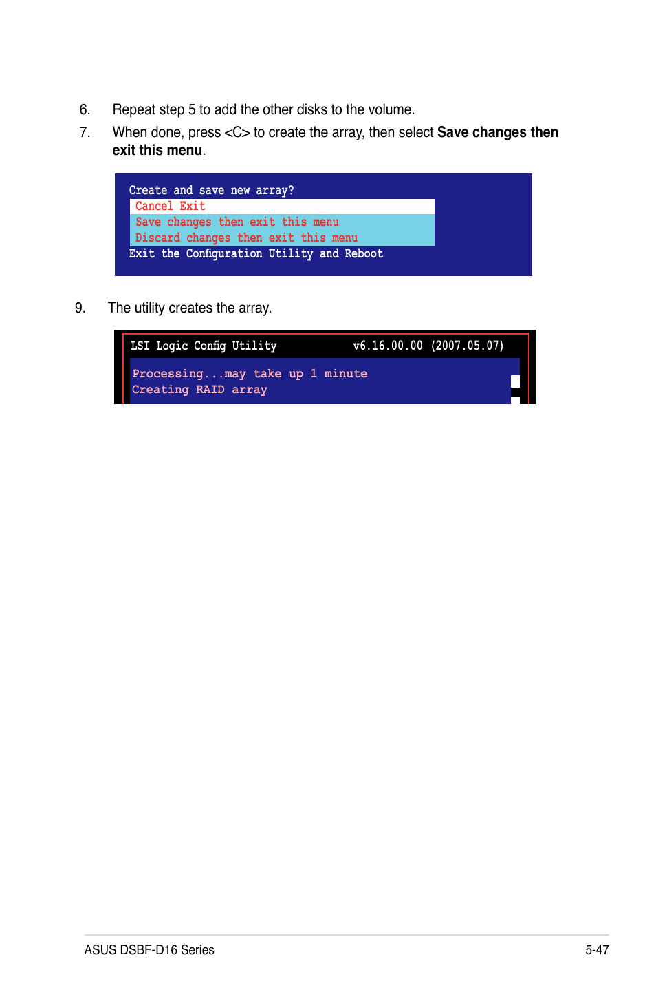 Asus DSBF-D16/SAS User Manual | Page 161 / 202