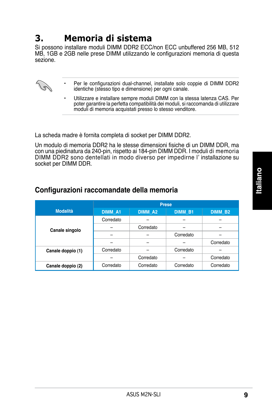 Asus M2N-SLI User Manual | Page 9 / 38