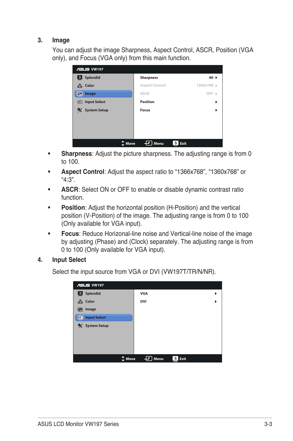 Asus VW197DR User Manual | Page 17 / 21