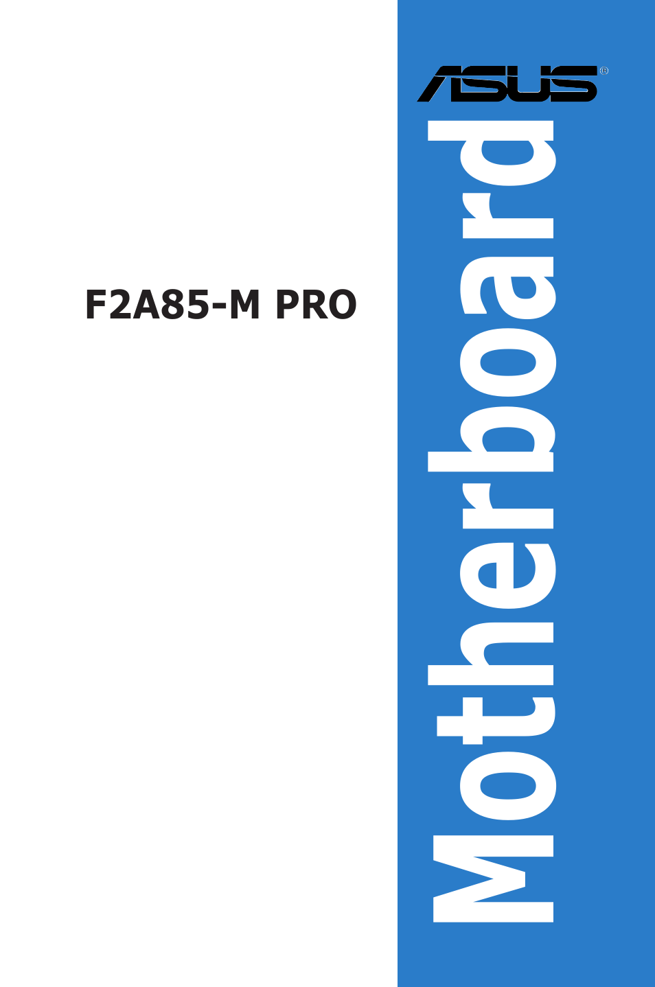 Asus F2A85-M PRO User Manual | 165 pages