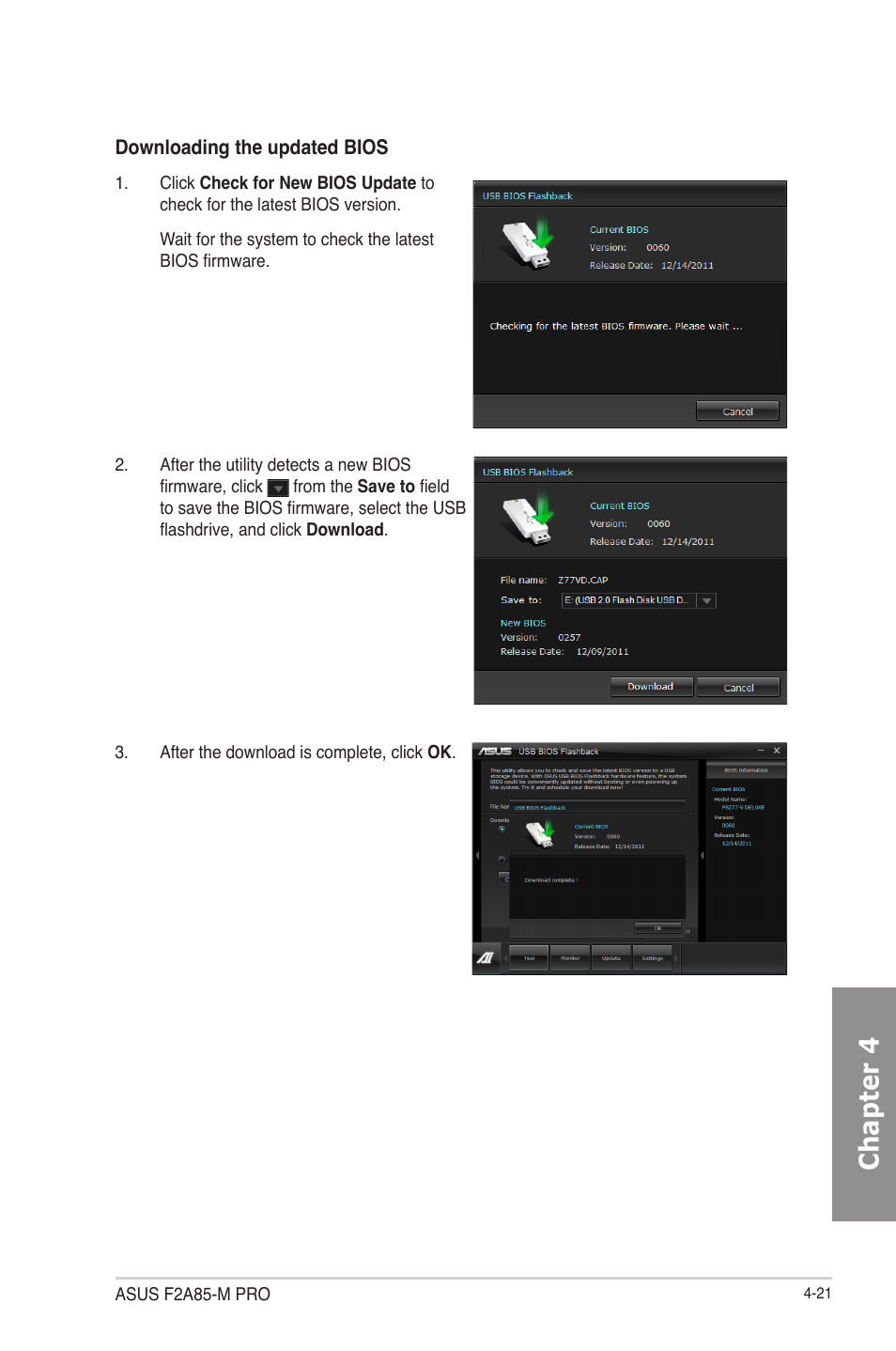 Chapter 4 | Asus F2A85-M PRO User Manual | Page 115 / 165