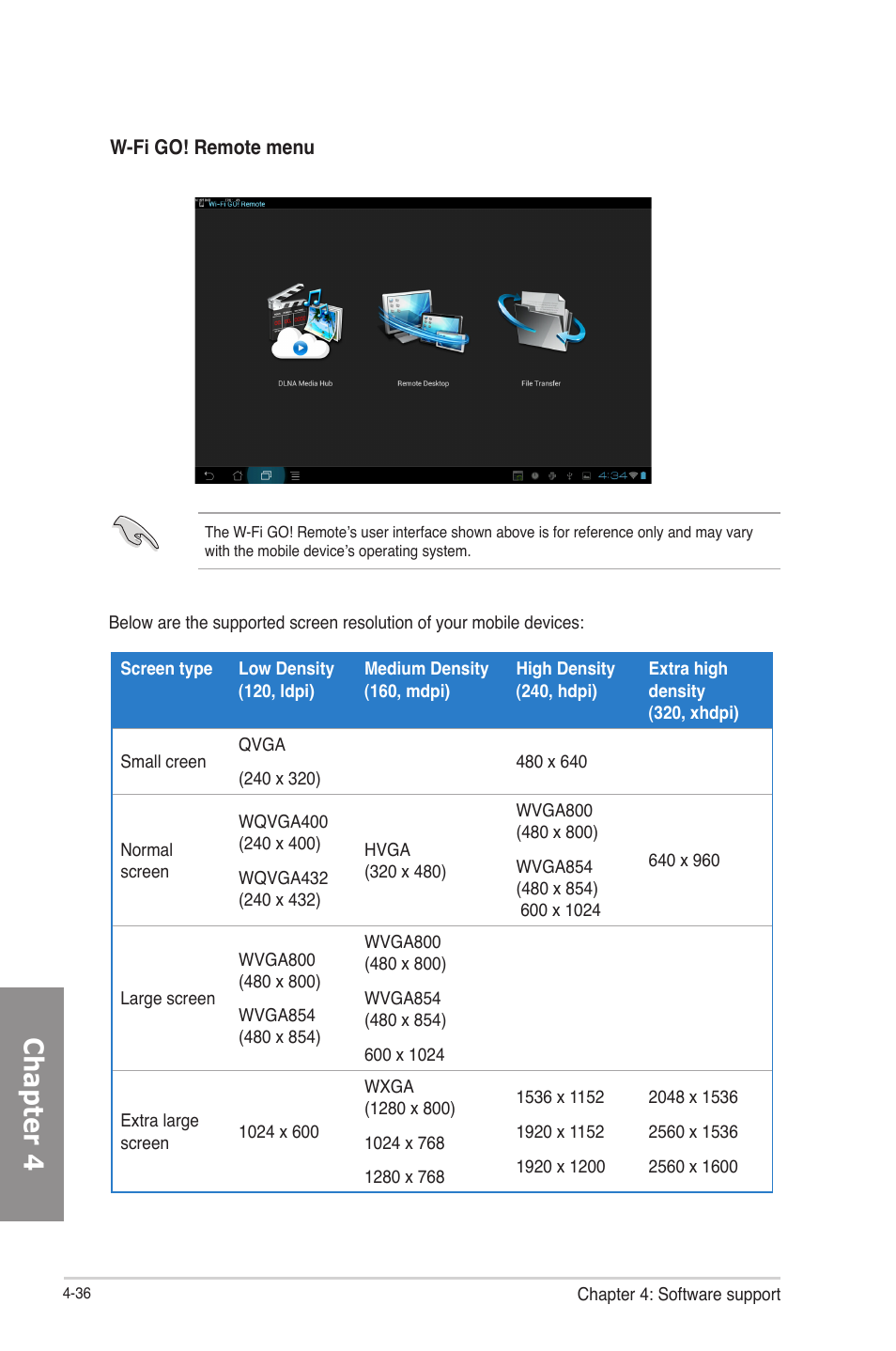 Chapter 4 | Asus F2A85-M PRO User Manual | Page 130 / 165