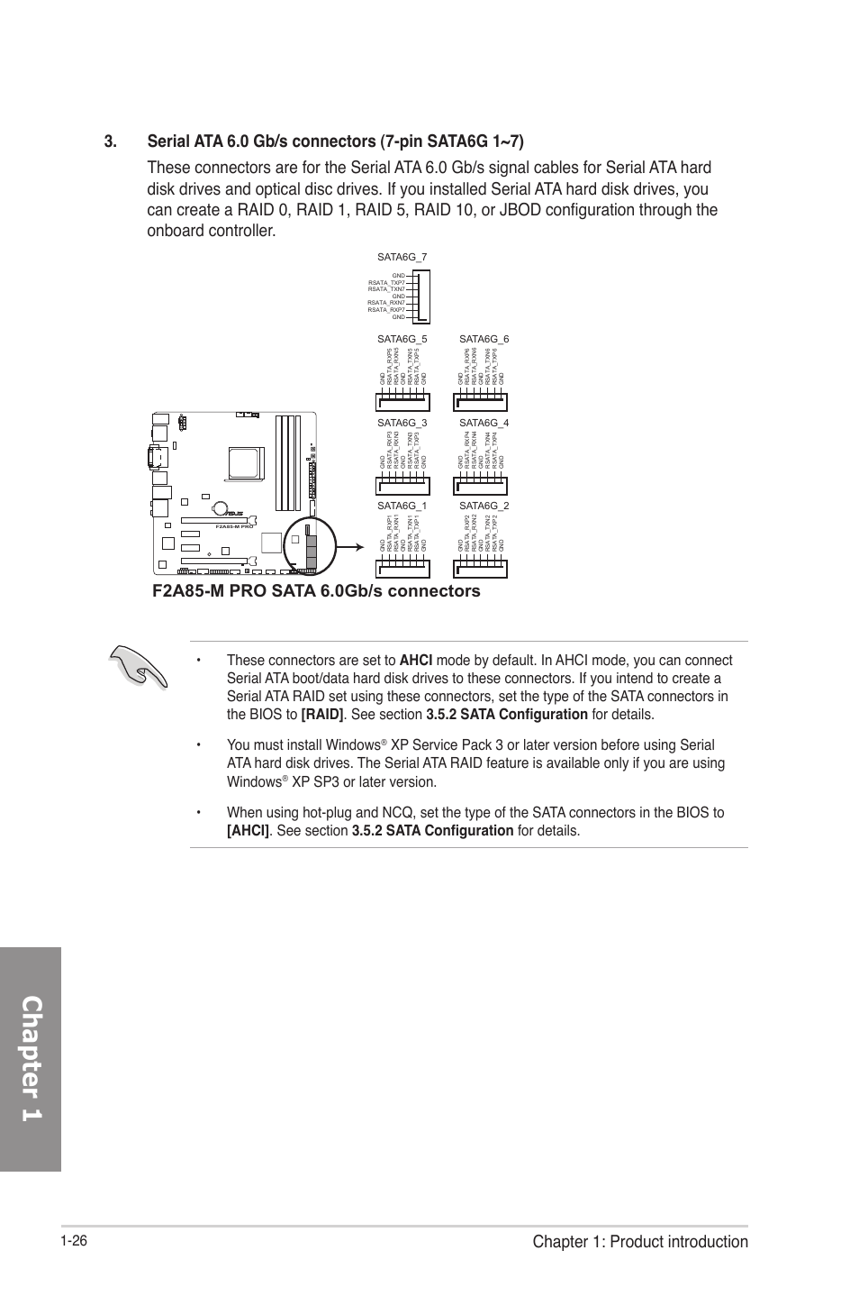 Chapter 1, Chapter 1: product introduction | Asus F2A85-M PRO User Manual | Page 42 / 165