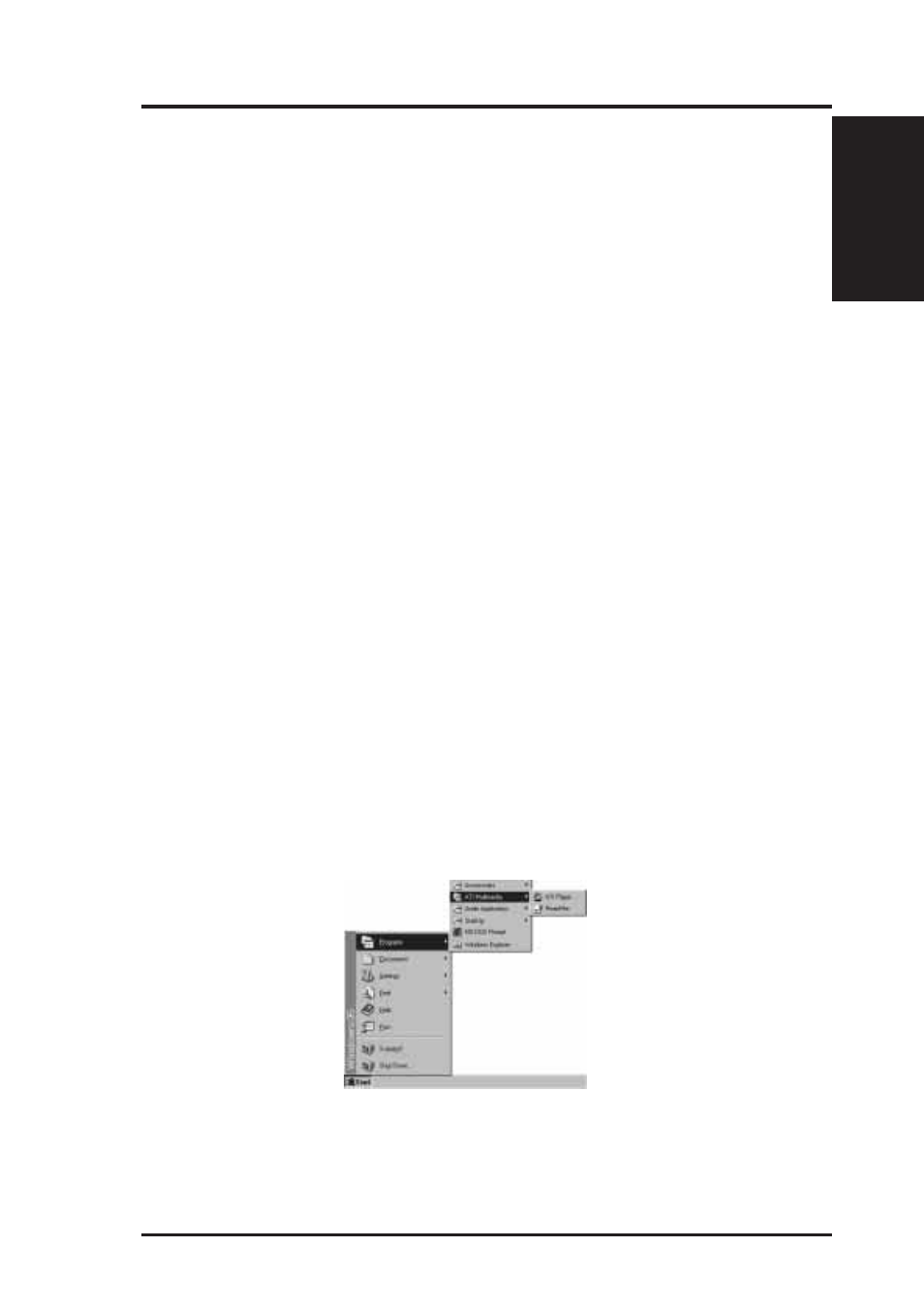 Vi. microsoft windows 95, Software mpeg & video player | Asus TX97-XV User Manual | Page 67 / 98