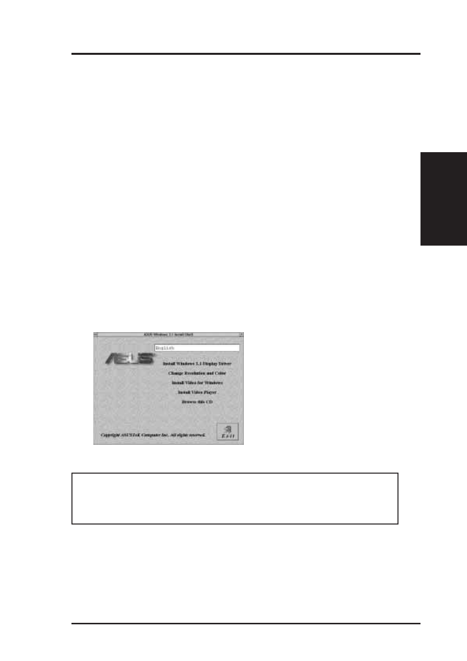 Vii. microsoft windows 3.x, Software mpeg & video player | Asus TX97-XV User Manual | Page 71 / 98