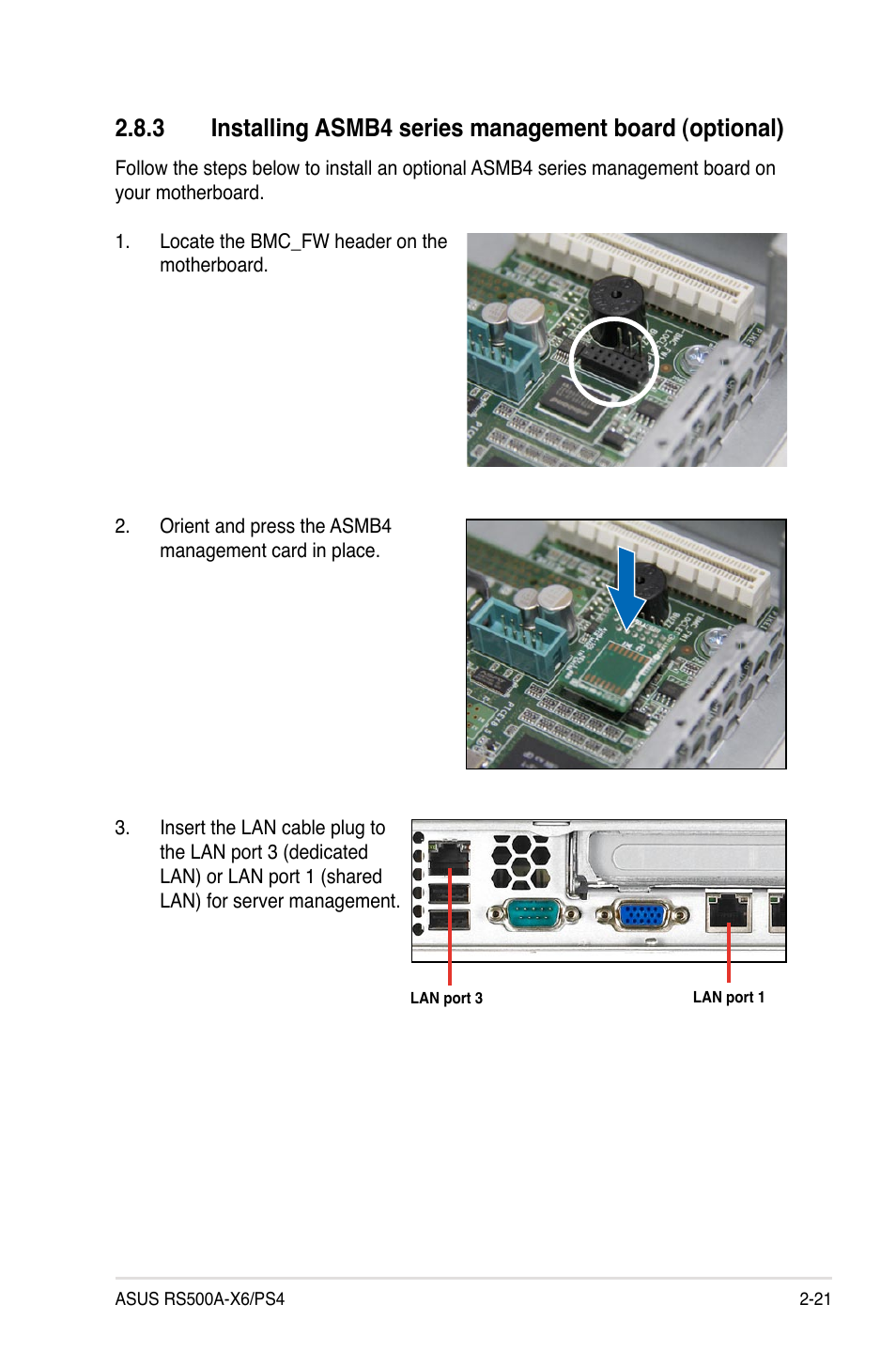 Asus RS500A-X6/PS4 User Manual | Page 39 / 146