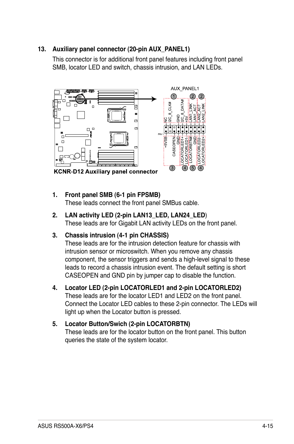 Asus RS500A-X6/PS4 User Manual | Page 63 / 146
