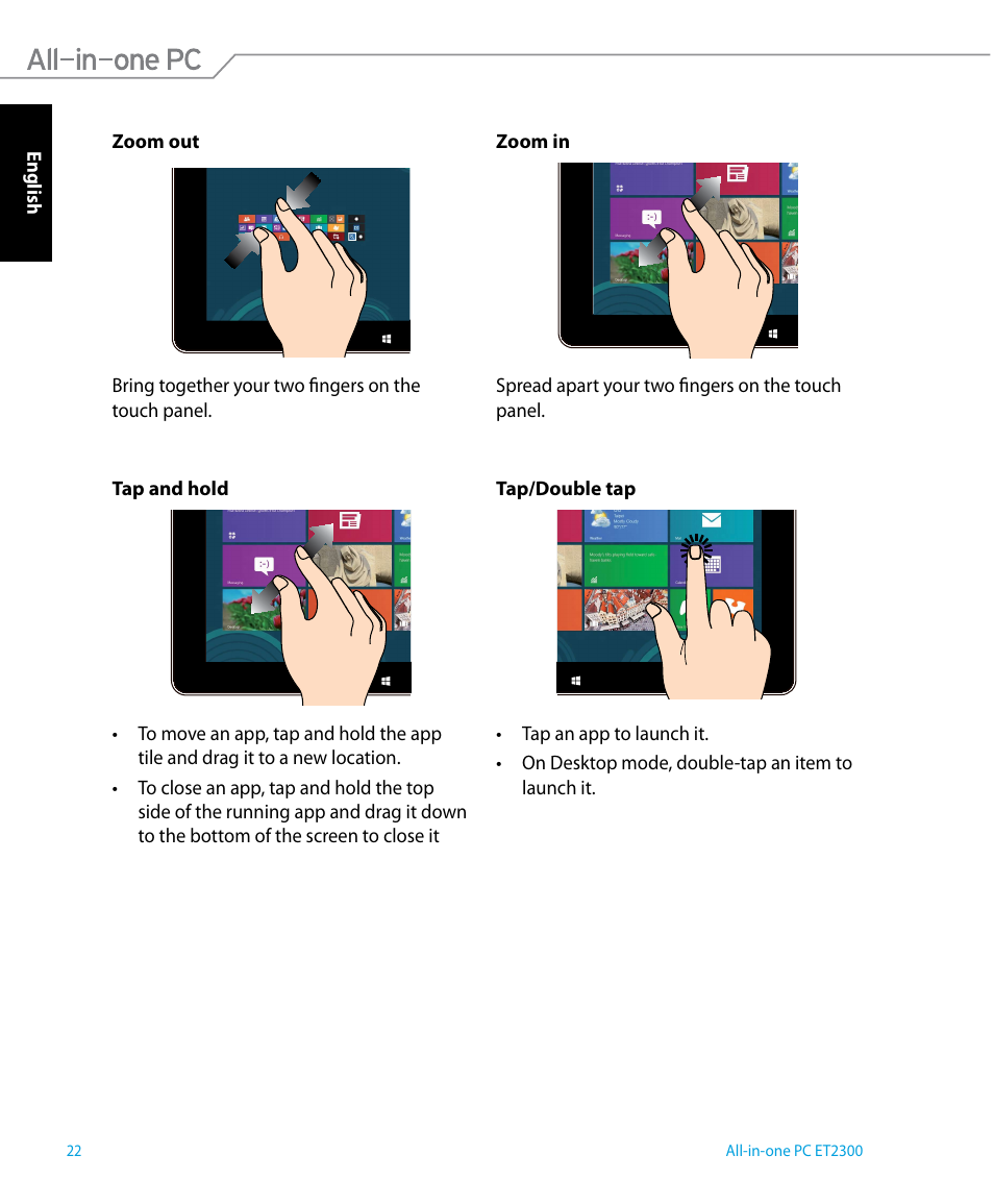 Asus ET2300IUTI User Manual | Page 22 / 56