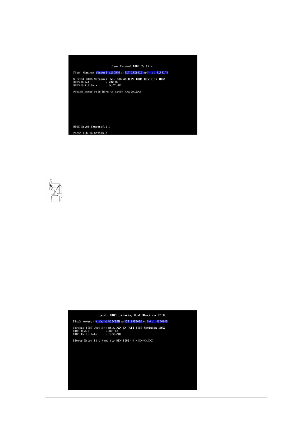 Updating the bios | Asus A7S266-VM/U2 User Manual | Page 35 / 60