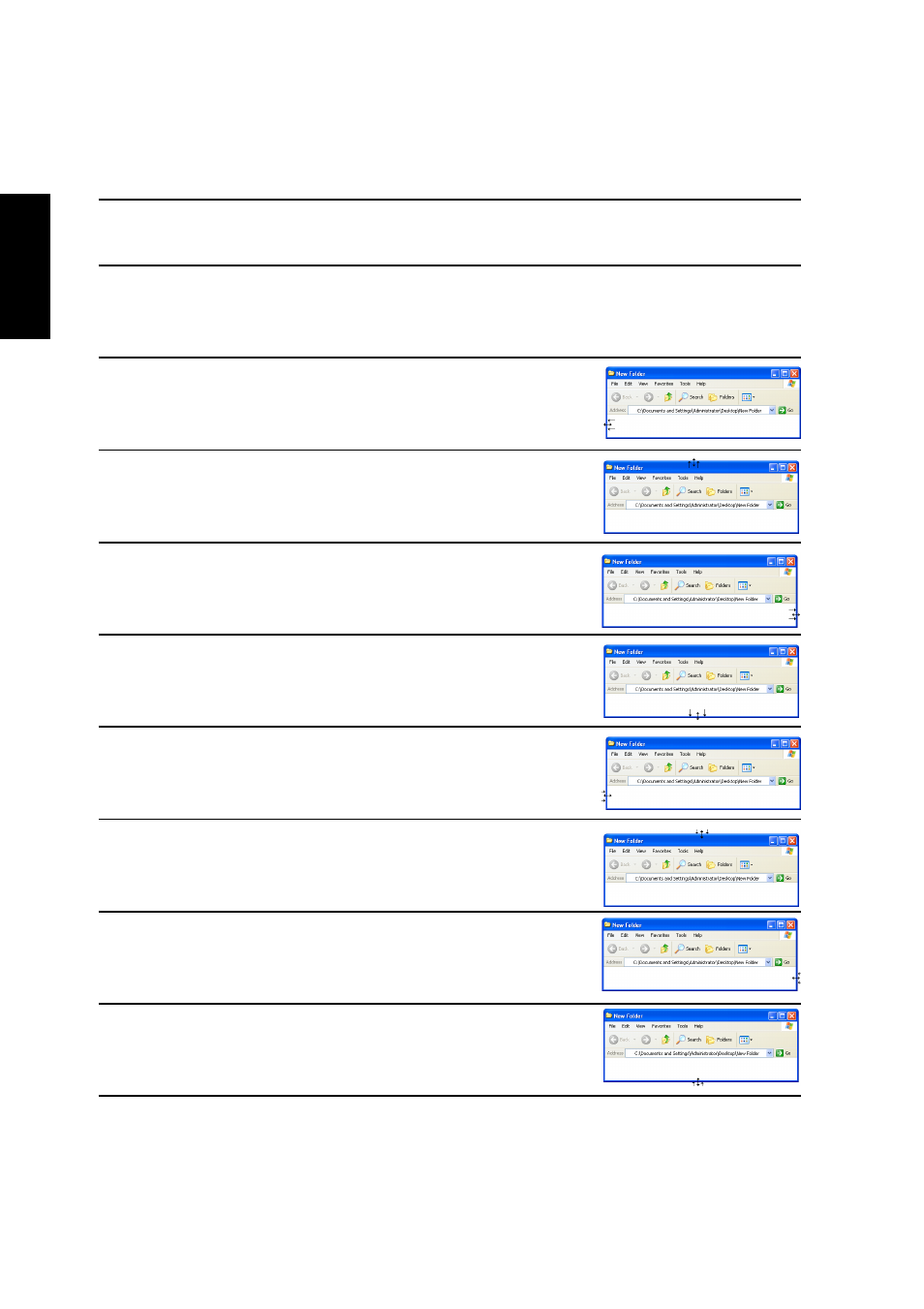 Actions descriptions examples | Asus L3S User Manual | Page 42 / 84