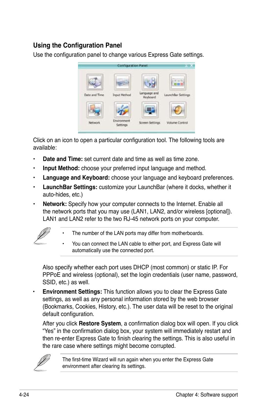 Asus P5QL User Manual | Page 124 / 136