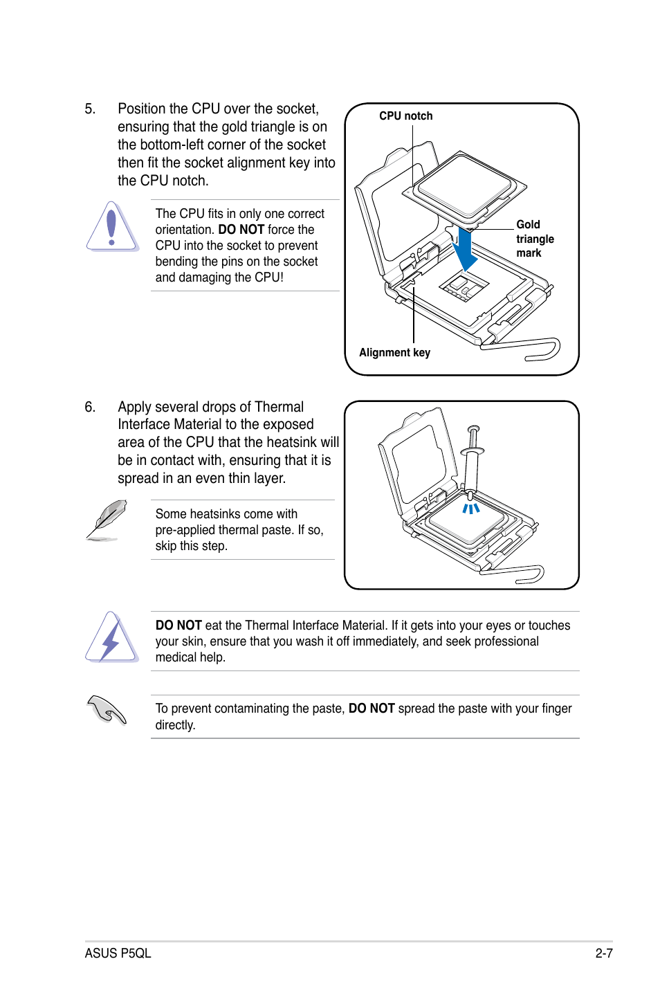 Asus P5QL User Manual | Page 29 / 136