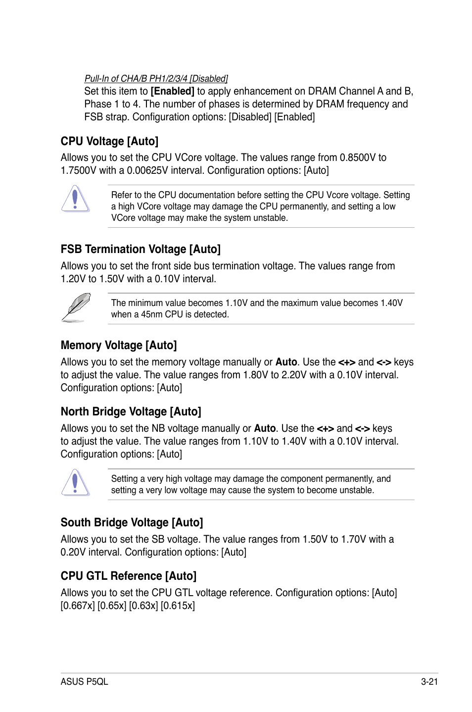 Asus P5QL User Manual | Page 79 / 136