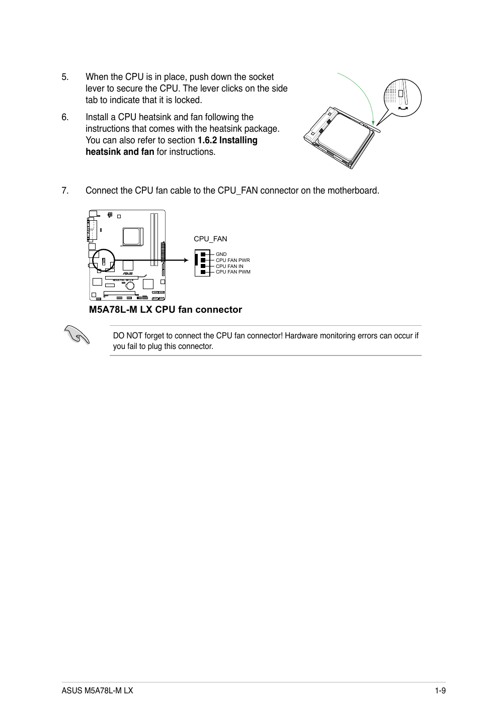 Asus M5A78L-M LX User Manual | Page 19 / 64