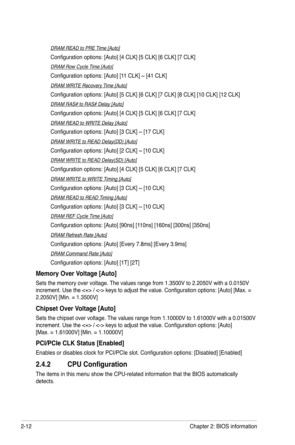 2 cpu configuration, Cpu configuration -12 | Asus M5A78L-M LX User Manual | Page 50 / 64