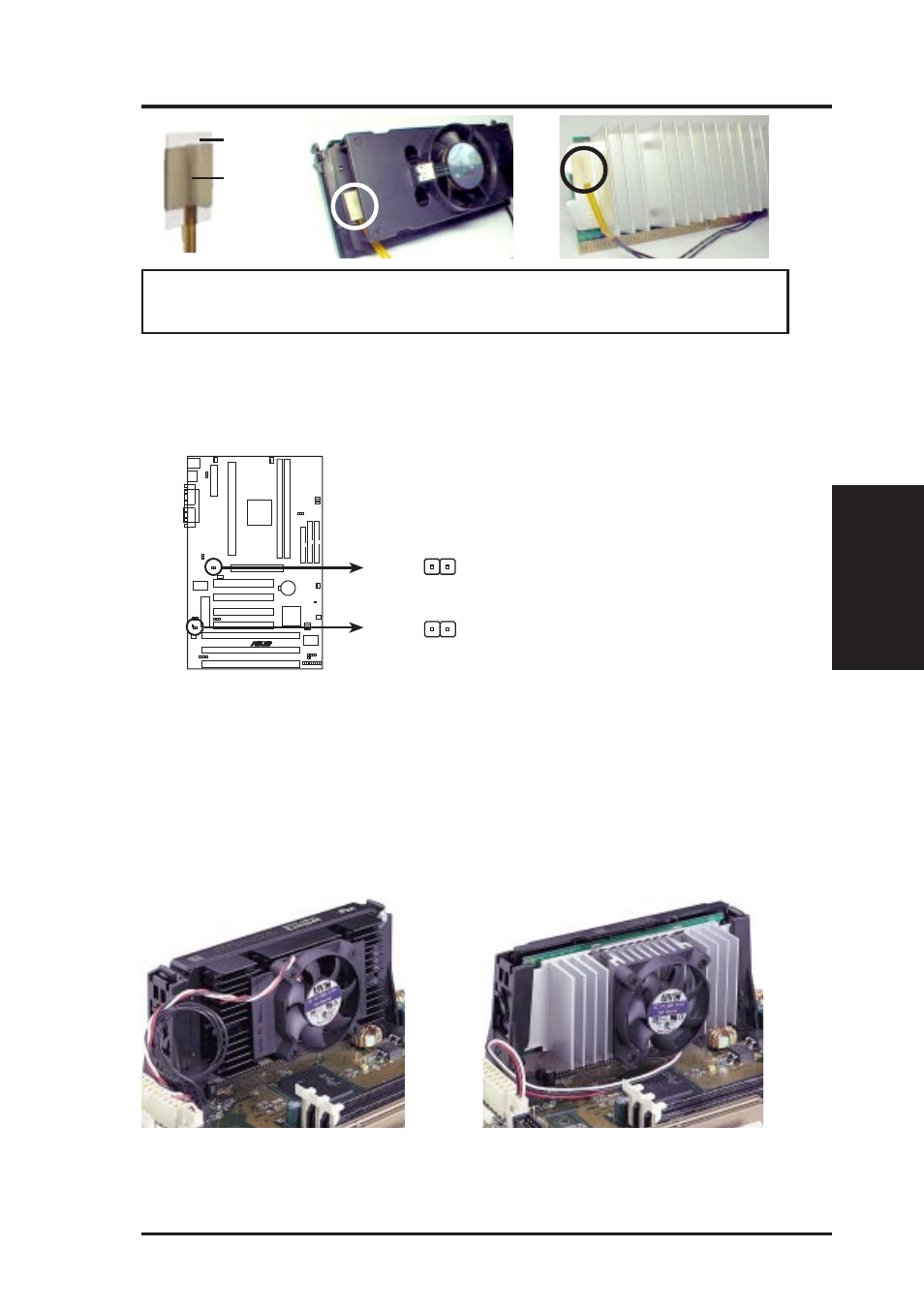 Iii. hardware setup, Recommended heatsinks for slot 1 processors | Asus P2Z User Manual | Page 25 / 88