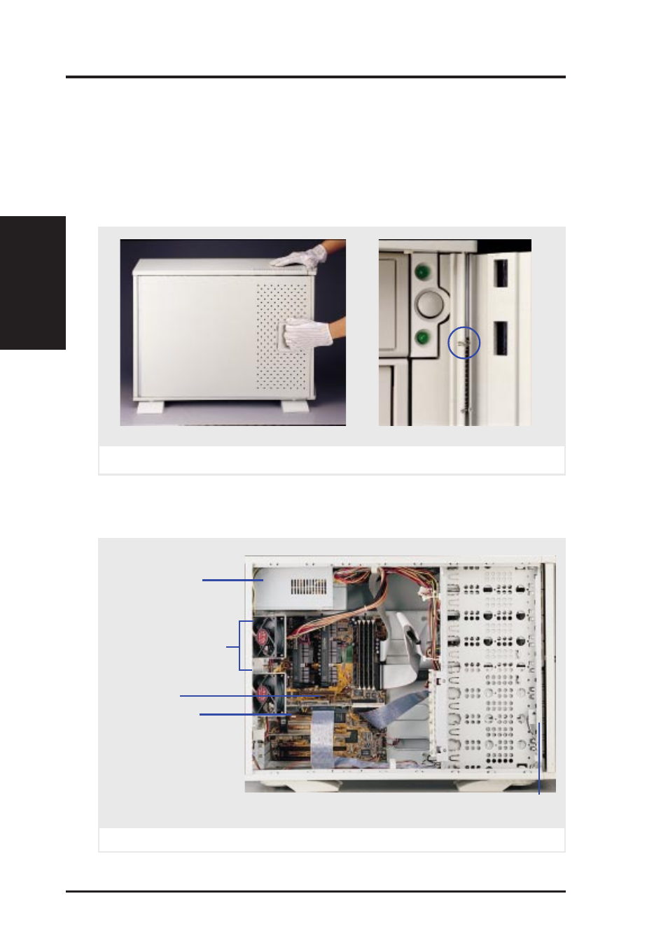 Ii. system components, Chassis panels | Asus AP2000 User Manual | Page 14 / 40