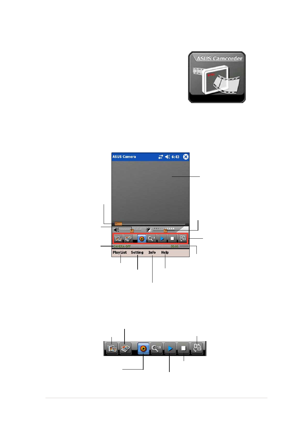 Asus camcorder, Playback mode, Asus programs 4-3 | Asus MyPal A730 User Manual | Page 79 / 204