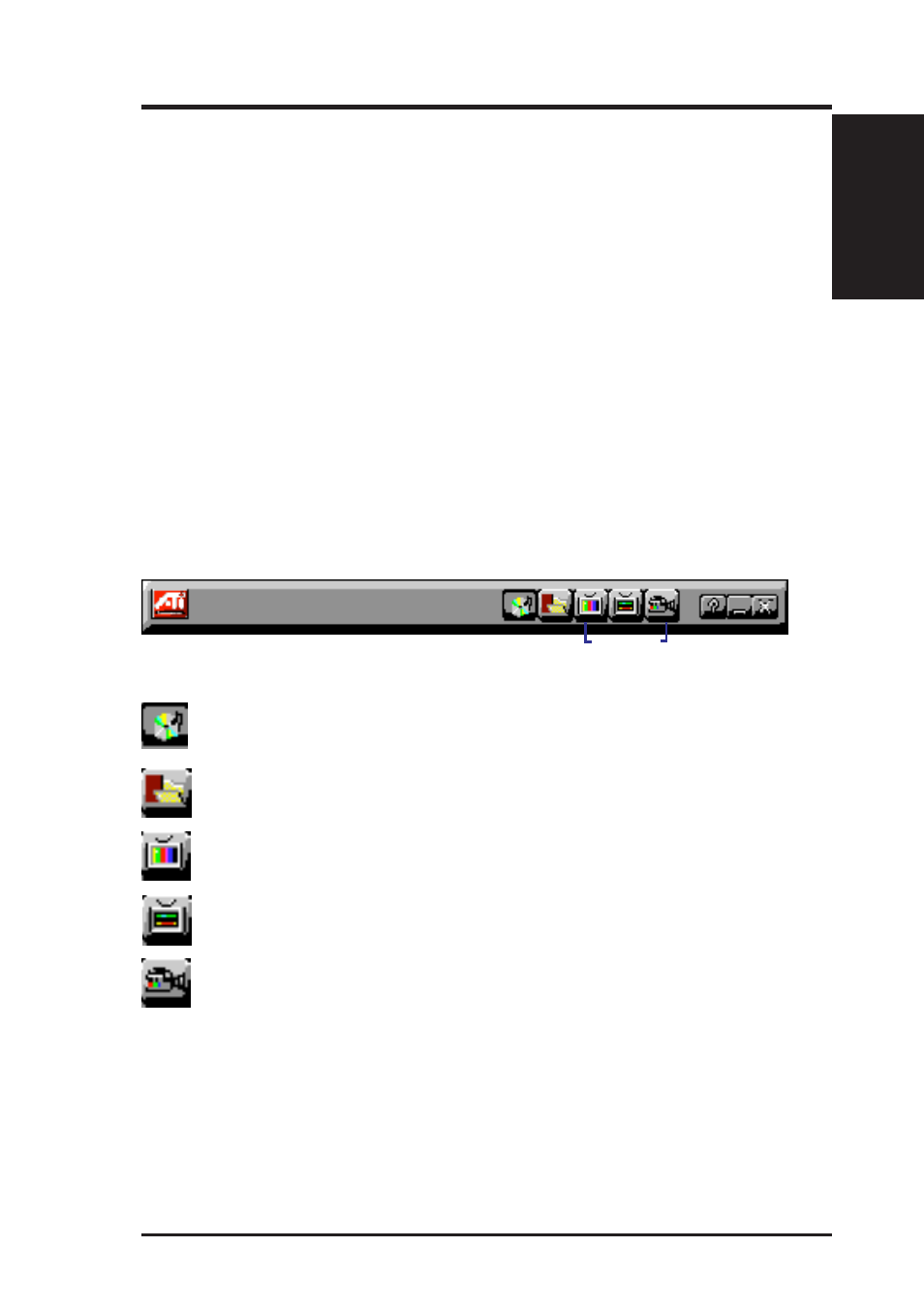 Vi. software reference, Ati player, Task control panel | Asus P2Z-VM User Manual | Page 73 / 96