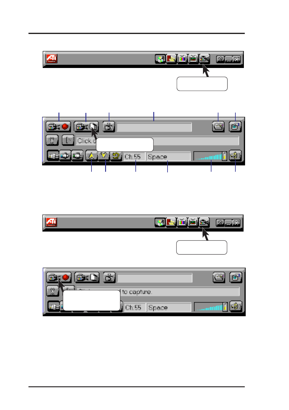 Vi. software reference, Capturing a sequence of frames, Capturing a stream of video and audio | Asus p2z-vm user’s manual 78 | Asus P2Z-VM User Manual | Page 78 / 96