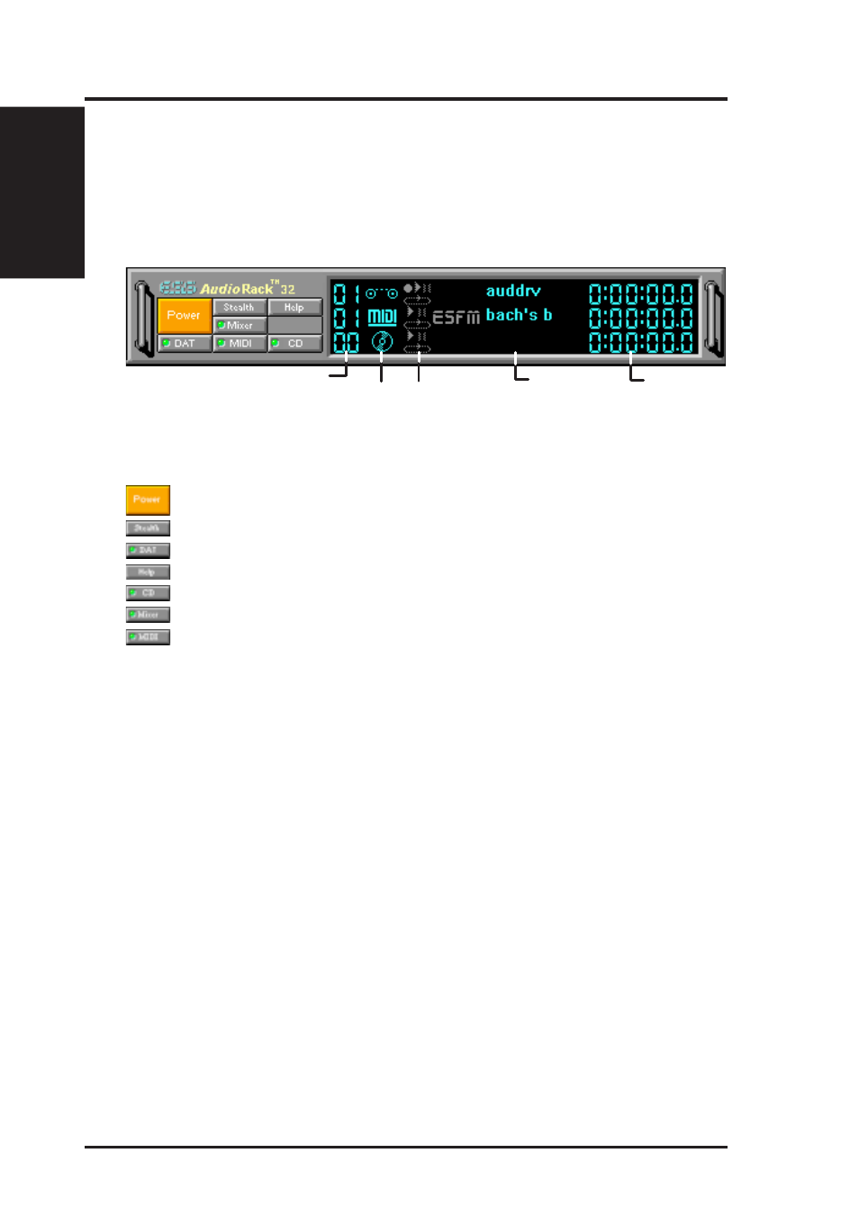 Vi. software reference, The command center, The command center controls | The command center display | Asus P2Z-VM User Manual | Page 80 / 96