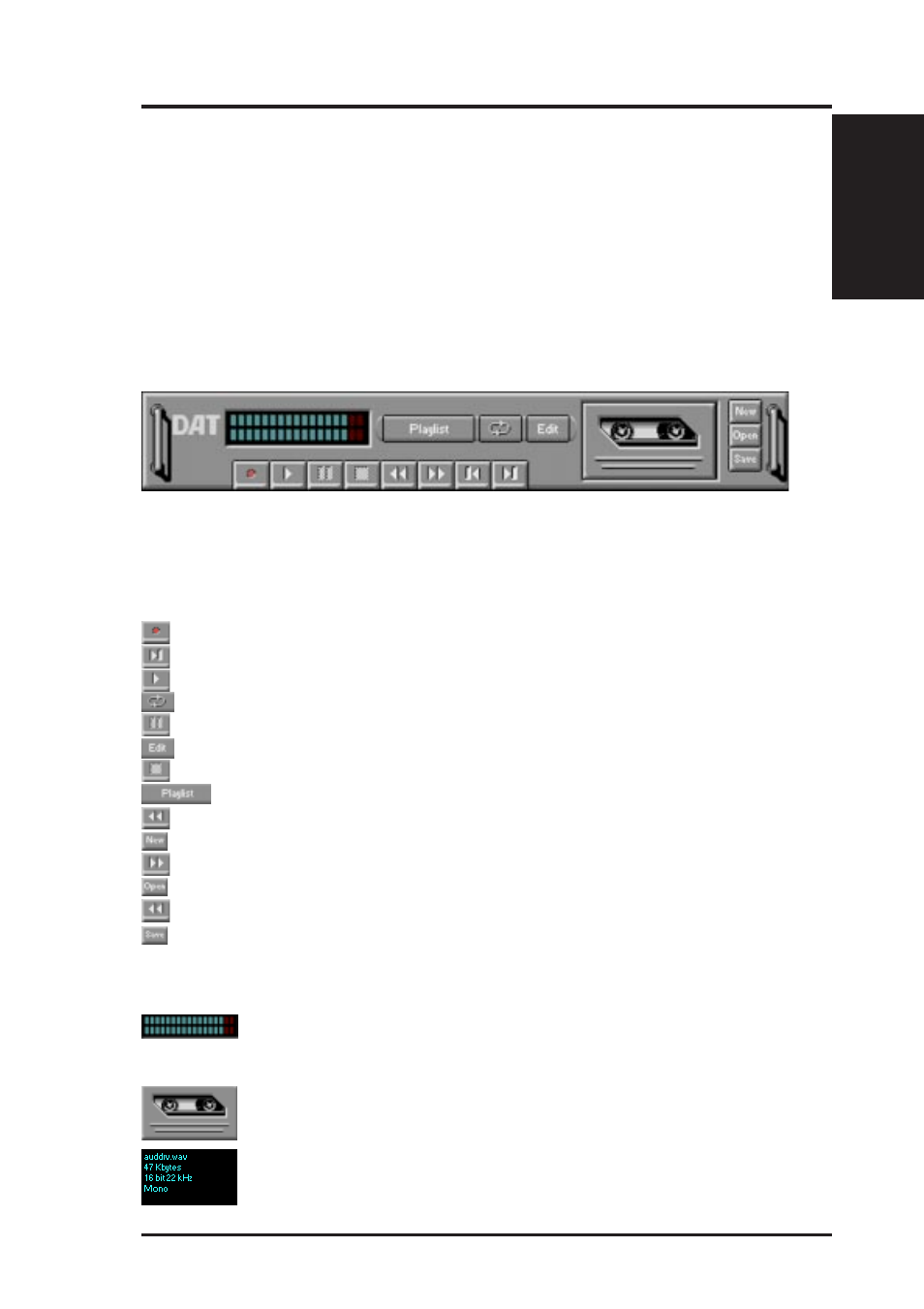 Vi. software reference, The digital audio player | Asus P2Z-VM User Manual | Page 83 / 96