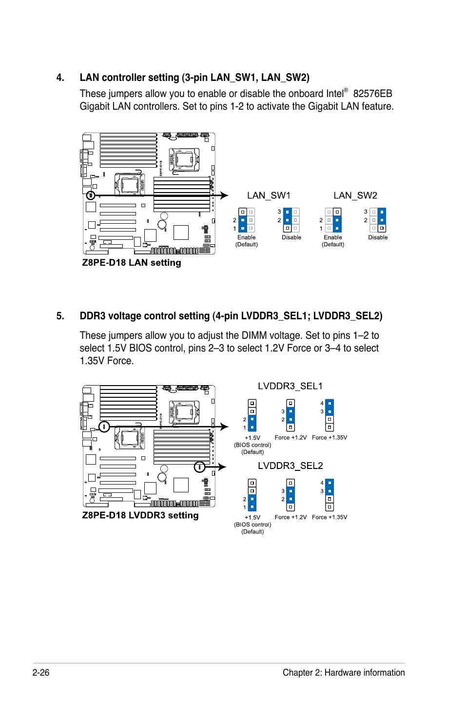 Asus Z8PE-D18 User Manual | Page 44 / 164