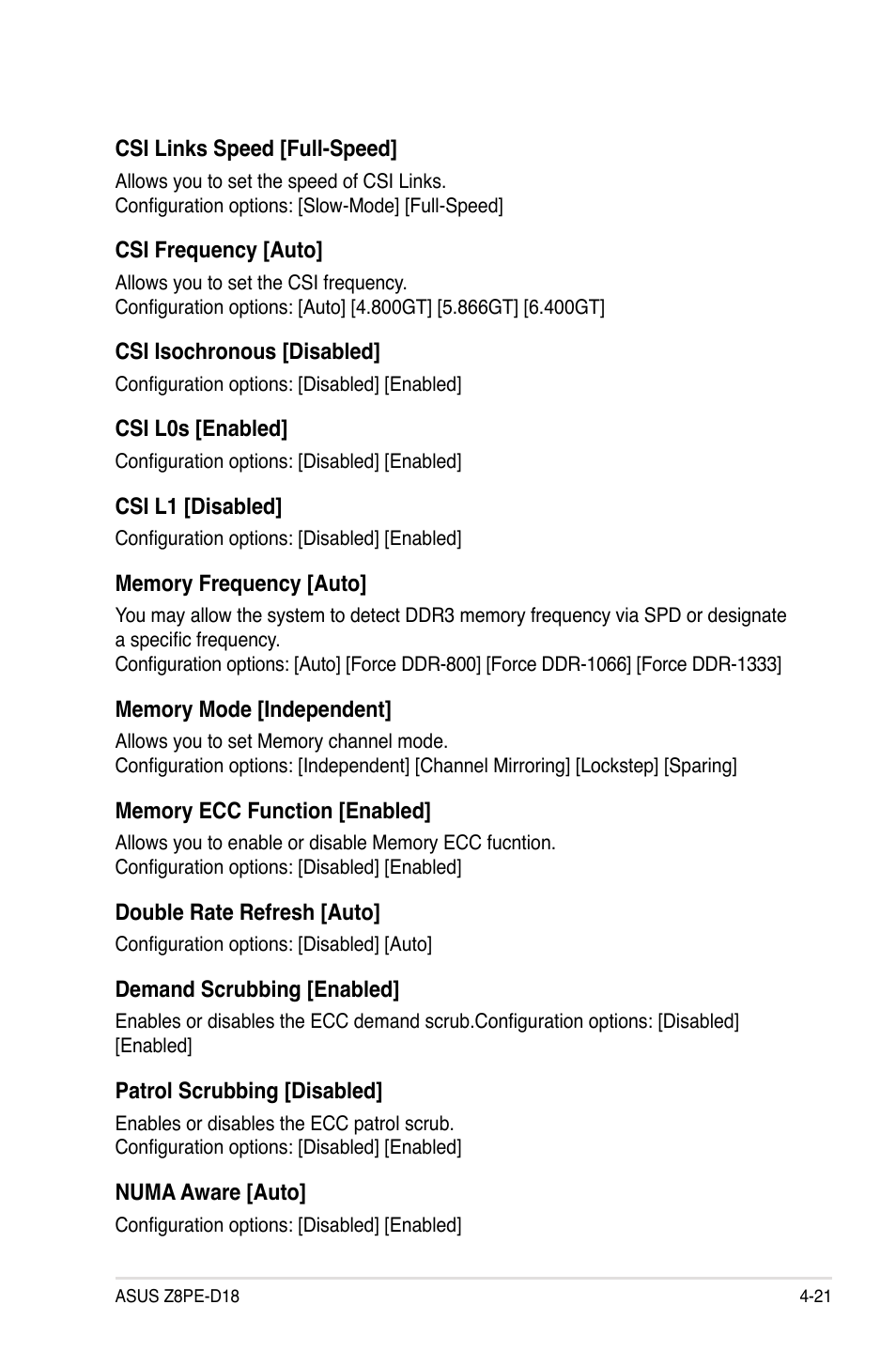 Asus Z8PE-D18 User Manual | Page 81 / 164