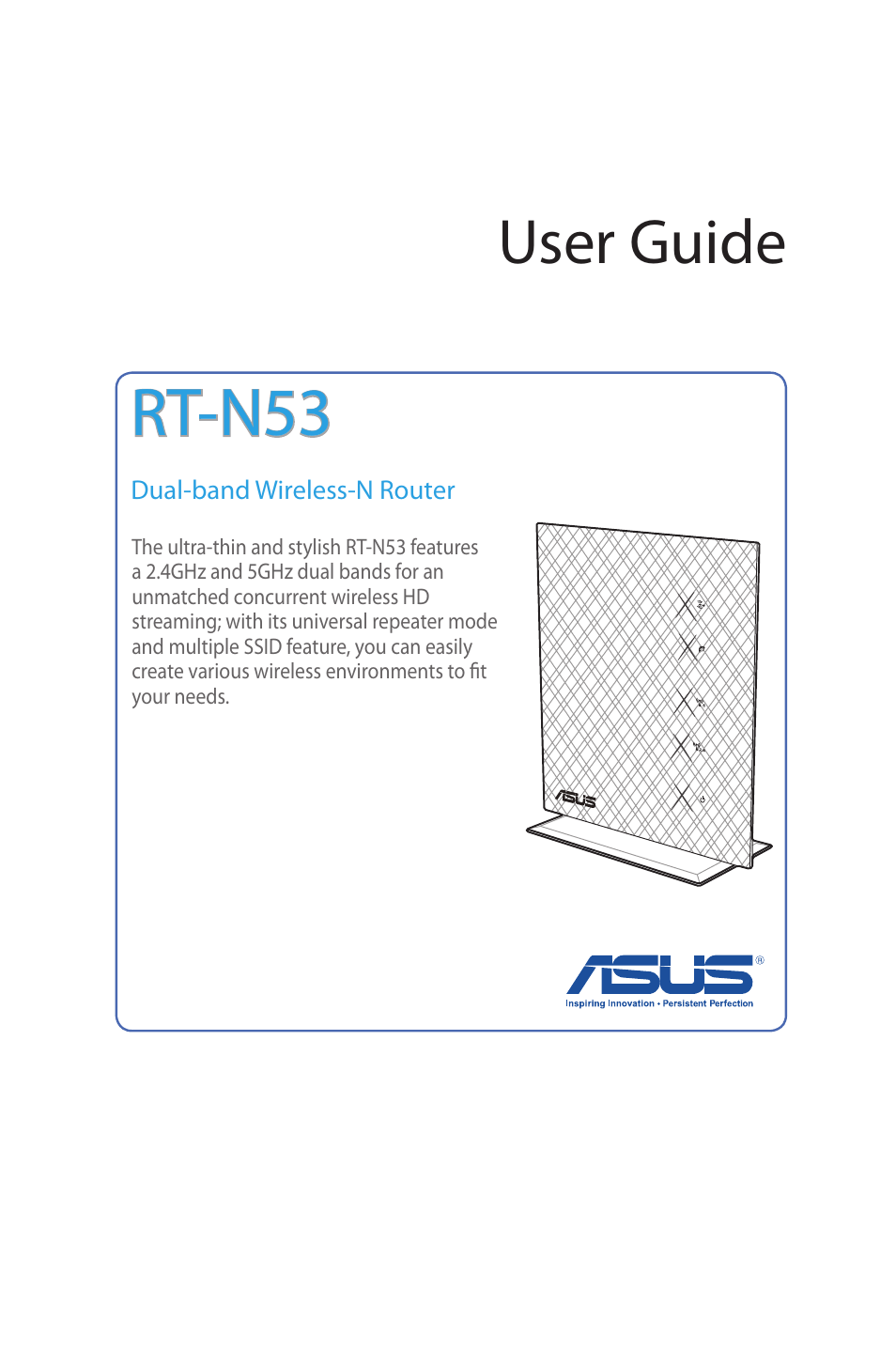 Asus RT-N53 User Manual | 58 pages