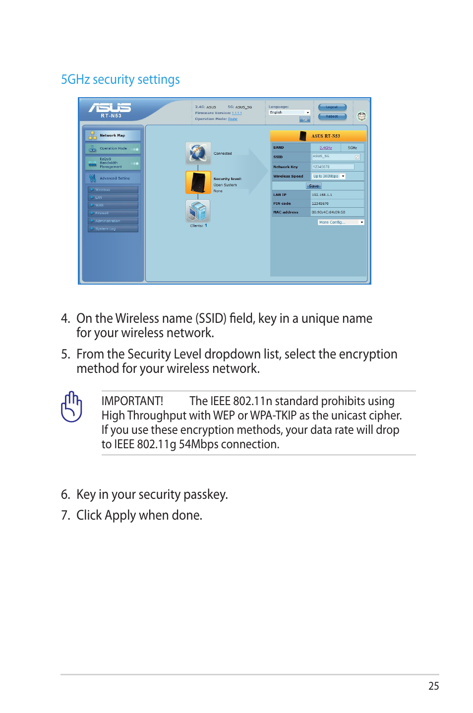 Asus RT-N53 User Manual | Page 25 / 58
